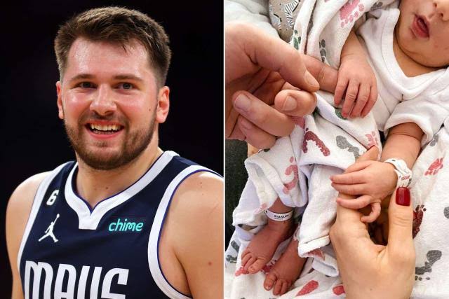 Congratulations: NBA star Luka Doncic and his fiancée, Anamaria Goltes, welcomed their second baby…..