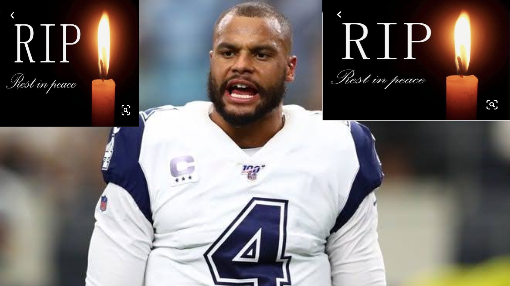 Heartbreaking: Dallas cowboys (Qb) #Dak Prescott is gone….