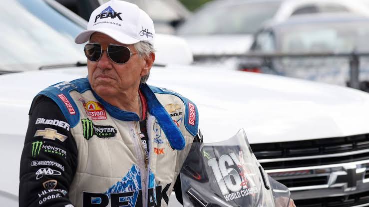 John Force ask all his fans to pray for him cause he think he will not make it from here and announce that…