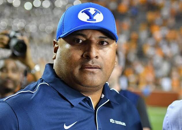 SAD NEWS: #Kalani Sitake Head Coach of BYU Cougars football is Gone….