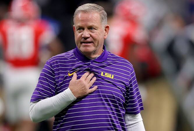 Heartbreaking: #Brian Kelly Head Coach of LSU Tigers football is Gone….