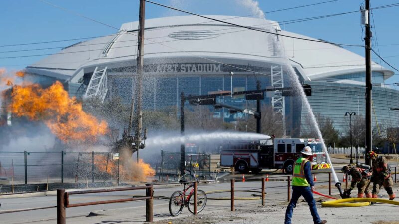 Breaking!!! It is so unfortunate to believe but it happened  Dallas cowboys stadium Devastated by Fire at…see… more 