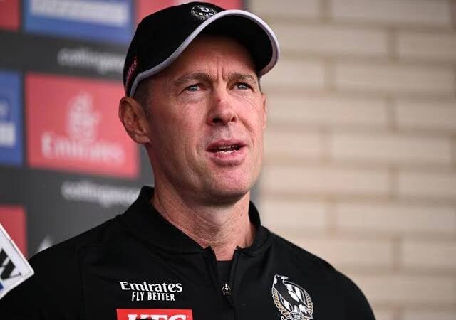 Heartbreaking: Craig McRae Head Coach of Collingwood Football Club Just passed away at the Aged of 50….