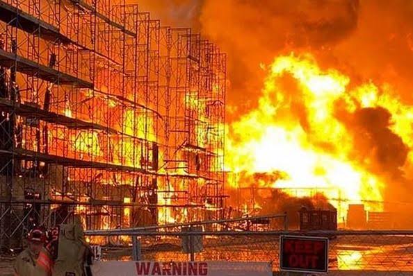 Sad News: Tragedy befalls Pigeon forge rod run as new permanent site engulfed by uncontrollable fire inferno… See More…