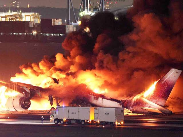 Breaking news:Fire engulfed Tokyo at a scene of deadly collision… read more