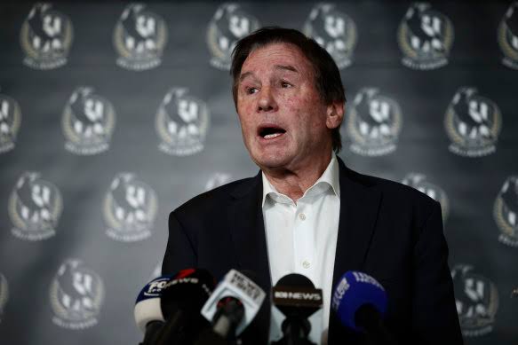 Breaking news :Jeff Browne Announces Resignation as Collingwood President.