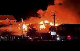 Sad News: devastated fire burn down a large city at outer banks…. see more 