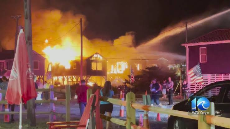 Devastating fire destroys OBX Outer Banks. This morning, 50 persons confirmed that they were dead.