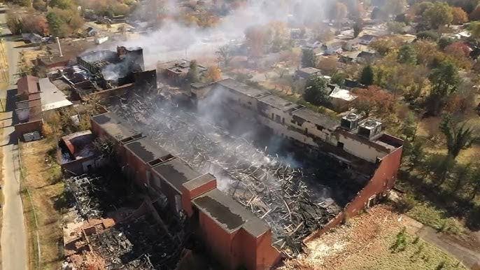 Davastating:fire destroyed the largest university in Weaverville NC today…..