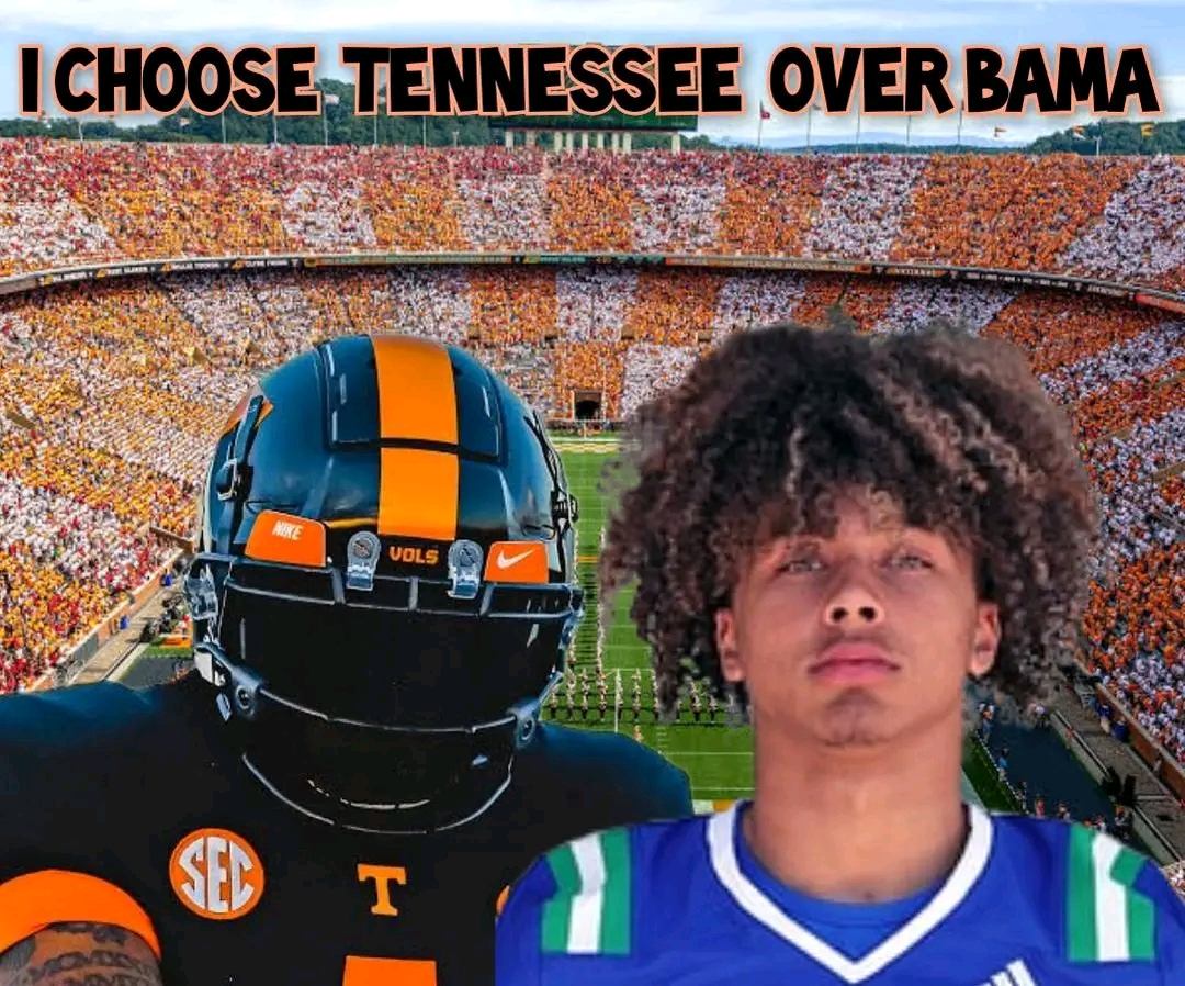 Breaking news :2025Bama four-star linebacker Justin Hill flipped commitment to Tennessee.