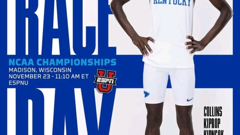 Good Luck to Collins Kiprop Kipngok as He Competes at the NCAA Cross Country Championship.