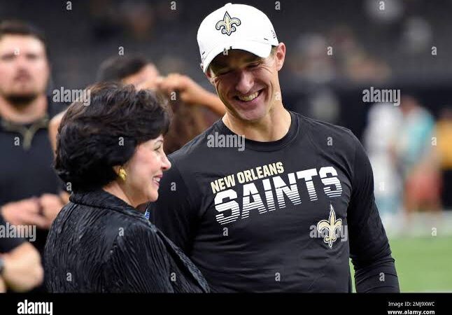 Breaking news: Following multiple mistakenly by Mickey Loomis that confirmed in…., old Orleans Saints owner Gayle Benson w Brightly chooses to name former Saints quarterback and team icon Drew Brees as the new CEO manager