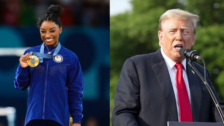 Gymnastics philanthropist Simone Biles send congratulatory message to the President elect, Donald Trump… read more