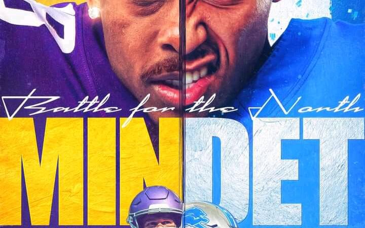 Breaking News: Game 272. Vikings vs. Lions for the NFC North and the No. 1 seed………. more details ⬇️