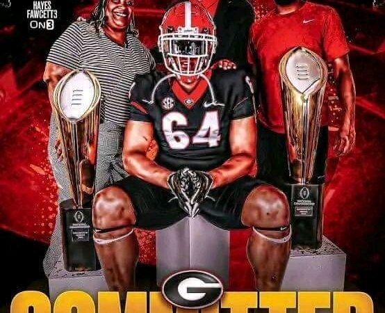 UGA Recruiting News: The University of Georgia Welcomes the Biggest College Football Player on Campus – He’s Not Just Committed, He’s Ready to Dominate.