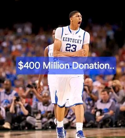 BREAKING NEWS: Anthony Davis Donates $400 Million for Kentucky Wildcats Stadium Renovation – A Transformative Gift.