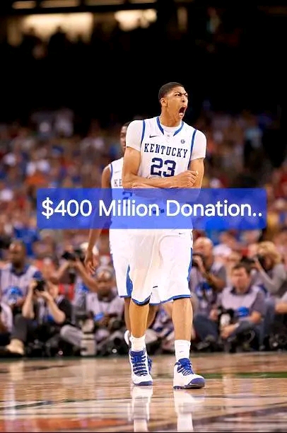 BREAKING NEWS: Anthony Davis Donates $400 Million for Kentucky Wildcats Stadium Renovation – A Transformative Gift.