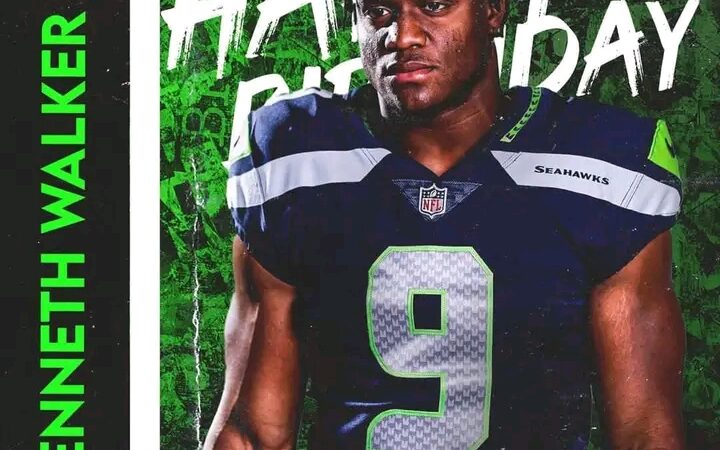 Great News:Seahawks Nation WR Kenneth Walker III appreciates Fans that celebrated His  22nd birthday… read more 