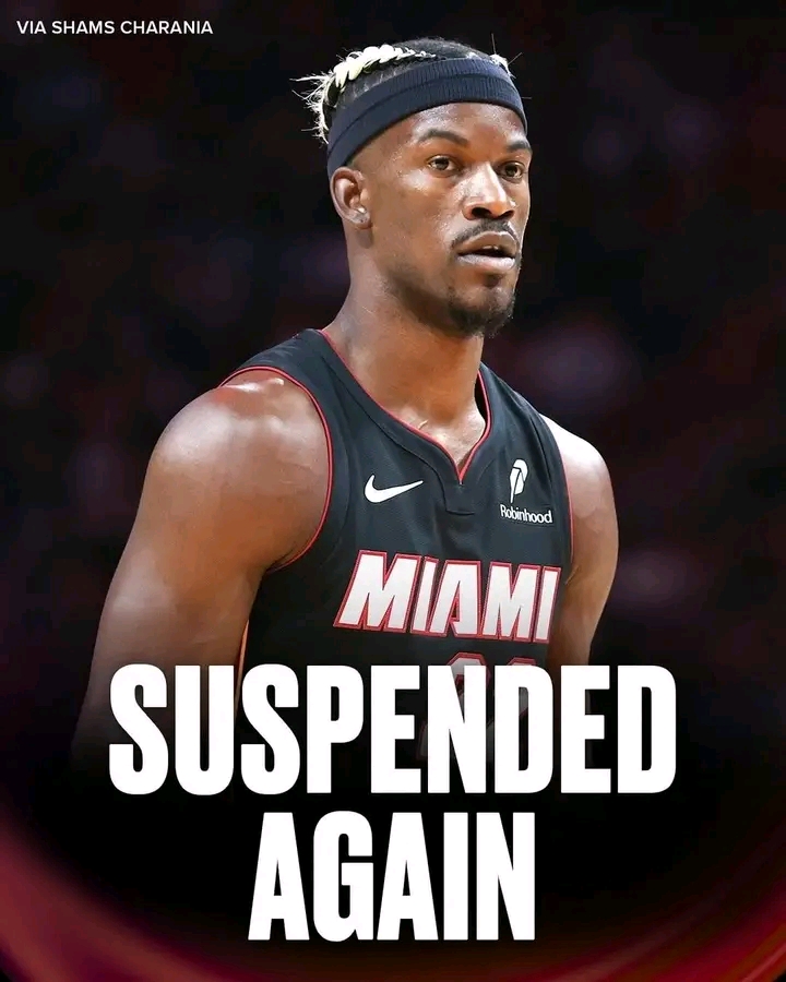 SAD NEWS:Jimmy Butler suspended for two games after he missed a team flight….. read more 