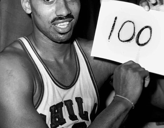 Where does Wilt Chamberlain rank among the top-10 NBA players of all time?