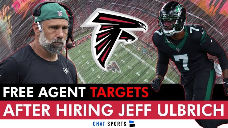 Breaking News: Jeff Ulbrich will be followed by four free agents to join the Atlanta Falcons… See More 