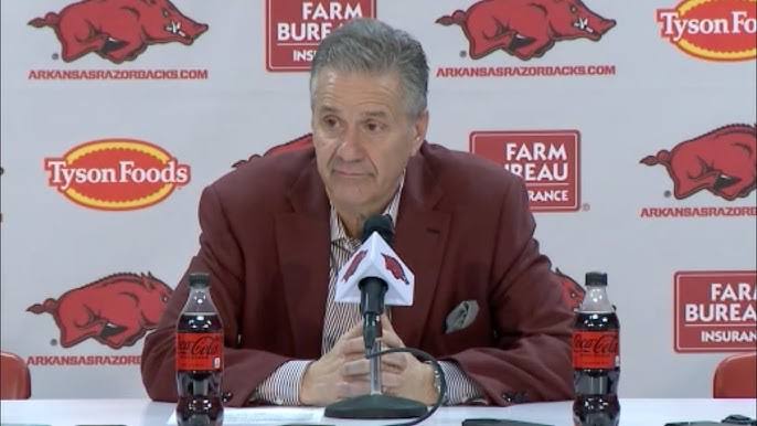 Breaking News: Jordy Wieber, the head coach of Arkansas, discusses the victory.