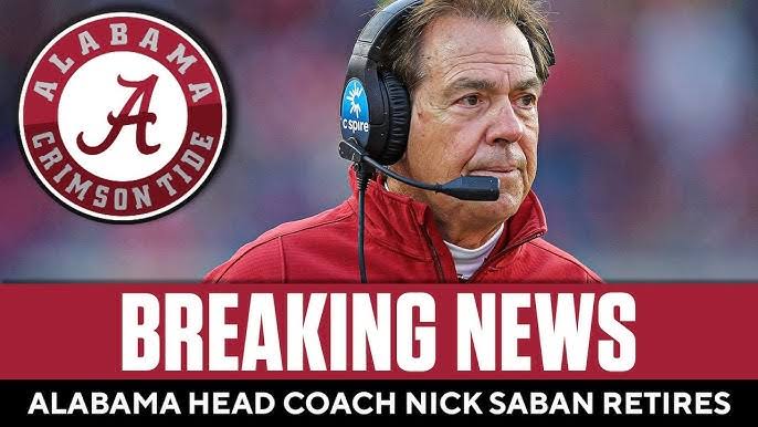 BREAKING NEWS: Alabama Crimson Tide Head Coach Nick Saban Bow to Pressure and Resign his Coaching career with Alabama Just Now…see more…