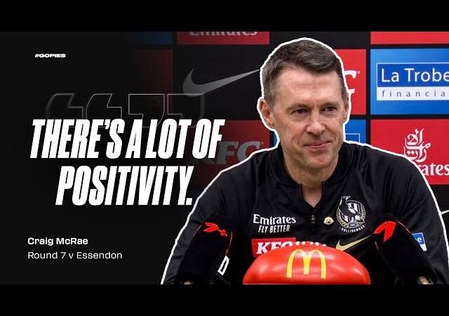 Great News: Collingwood coach Craig McRae prepares For 2025  Super Bowl session….. read more 