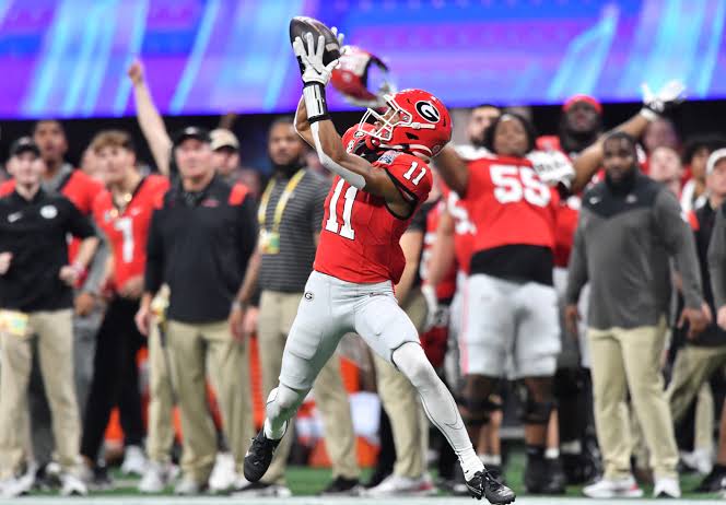 NFL REPORT: Georgia WR Arian smith Receiving at 58 Yds,Att 10,TD 0,Rec 48……. read more