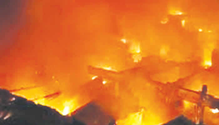 Breaking news: few minutes ago fire destroyed Tadej pogacar community lives damage alot and still causing….