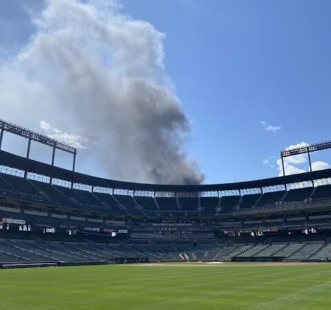 Breaking News:Fire breaks off Orioles  park at Camden Yards this morning…..read more 