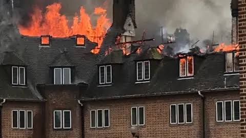 SAD NEWS: A devastating fire destroys Highland University’s dorm, killing 65 people…. details