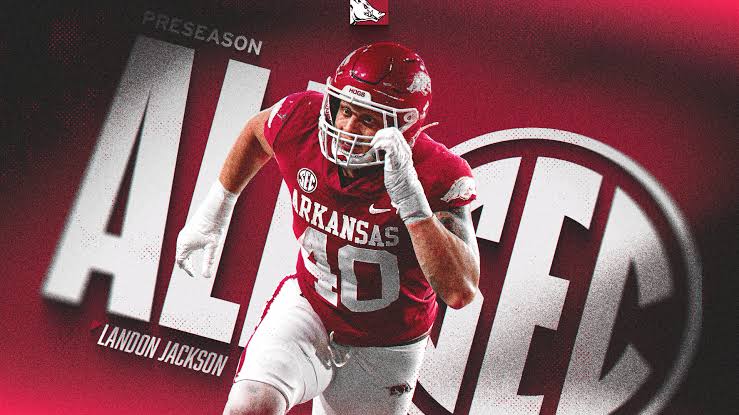 Breaking News:exceptional talent and contributions to the Arkansas Razorbacks football team, defensive standout Landon Jackson has been named the team’s Best Player for the 2024 season