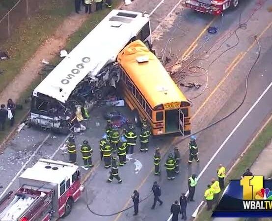 JUST IN: Tragedy Strikes as School Bus Collides in Horrific Accident, Leaving Multiple Dead and Injured in Edgware…see more…