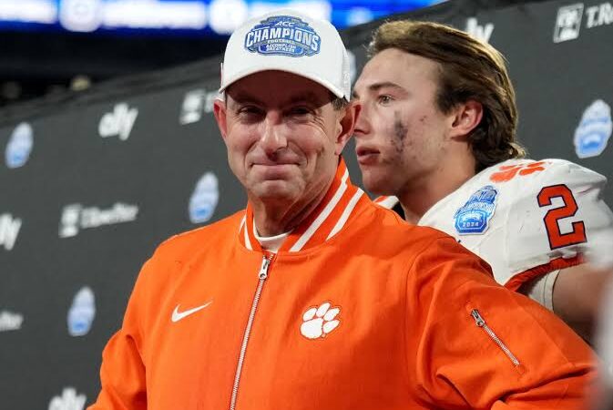 Breaking news: this is a surprise, Dabo Swinney the head coach of Clemson tigers announces Departure….