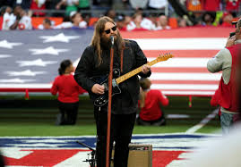 Good News Chris Stapleton gave a memorable performance of the National Anthem at the recent Super Bowl matchup between the Eagles and Chiefs. View More