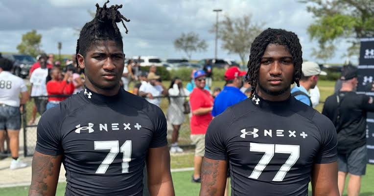 In a surprising turn of events, high school football prospects Twinns Darryll and Mandrell Desire have officially decommitted from Florida State University and committed to the University of Arkansas Razorbacks. The dynamic duo, who had previously pledged their allegiance to the Seminoles, made the announcement after careful consideration and discussions regarding their future in college football.