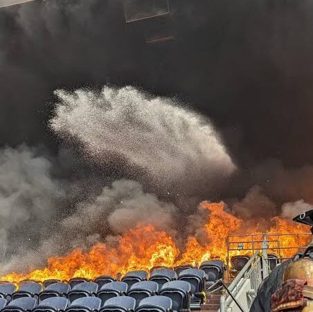 Breaking News: Devastating Fire Burns Down Denver Broncos’ Empower Field at Mile High Stadium, 70 Lives Confirmed Dead.