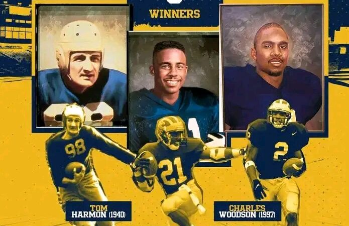 Our THREE Heisman Trophy Winners.     Los Angeles, California – Netflix has released a compelling new documentary highlighting the remarkable achievement of three Michigan Wolverines football players who have won the prestigious Heisman Trophy: Tom Harmon (1940), Desmond Howard (1991), and Charles Woodson (1997)….