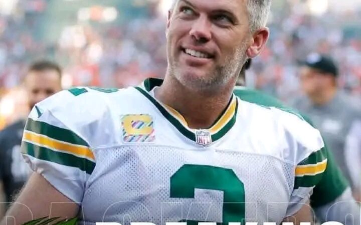 BREAKING: Mason Crosby Nominated for Pro Football Hall of Fame — Becomes Youngest Packers Legend to Receive the Honor.