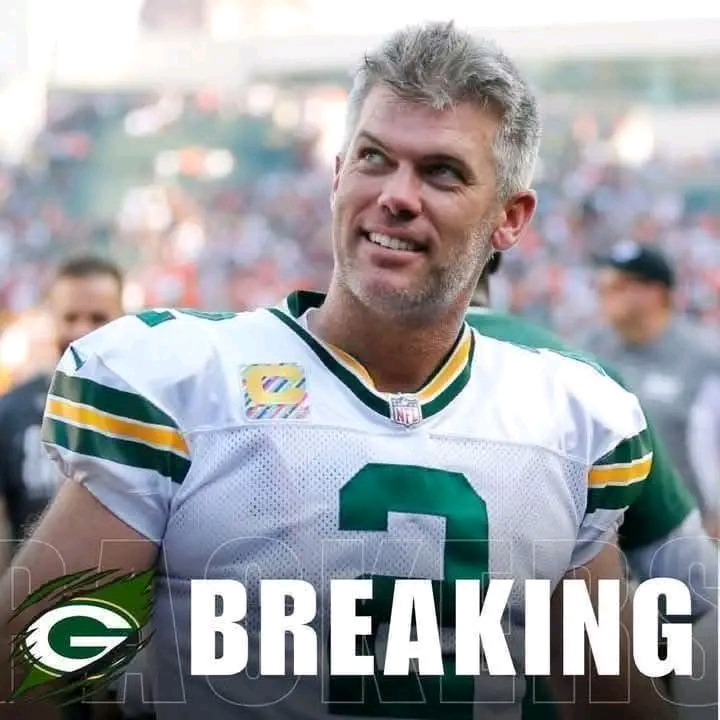 BREAKING: Mason Crosby Nominated for Pro Football Hall of Fame — Becomes Youngest Packers Legend to Receive the Honor.