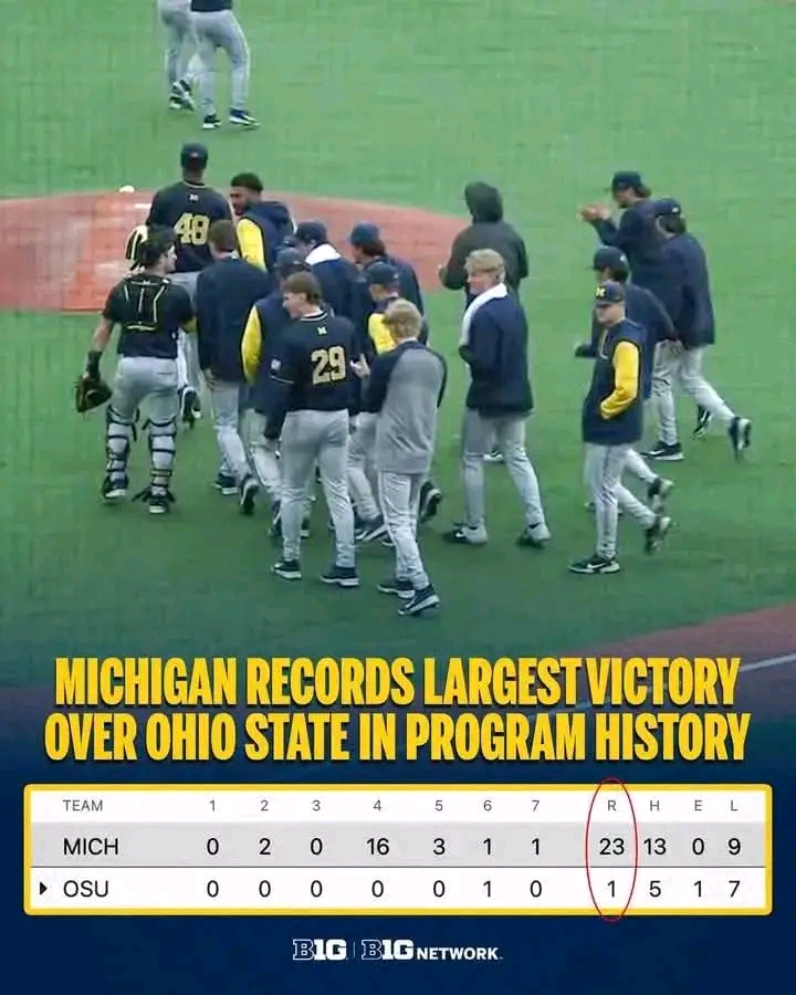 Historical Facts : For the first time since 1988-89 Michigan has beaten Ohio state on the road in Columbus in football, Men’s basketball, hockey and baseball in the same school year..Full details below 👇👇👇