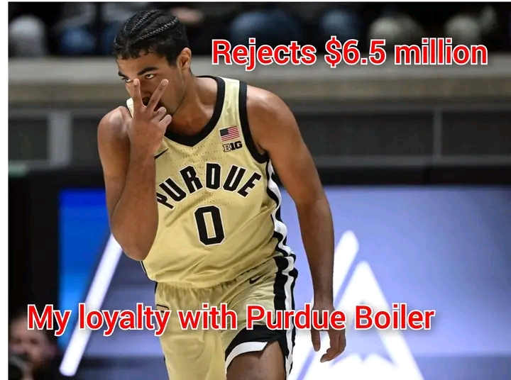 Unprecedented Rejection: Purdue Boilermakers Guard Rejects a Massive $6.5 million NIL from Indiana Hoosiers , prioritizing loyalty over wealth ………….