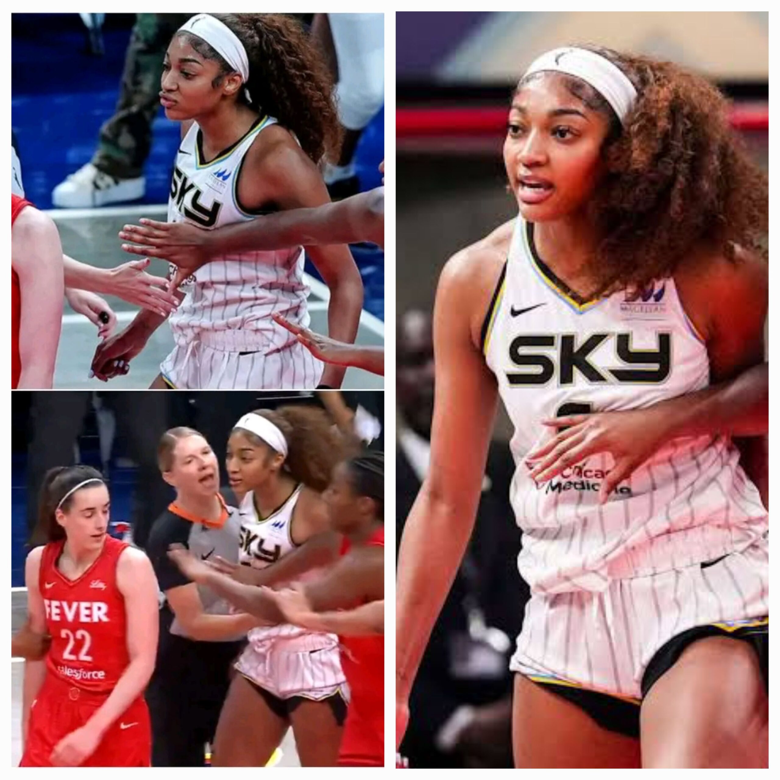 That’s Hate! Referee Forced to Intervene as Angel Reese goes after Caitlin Clark in Fiery Contest