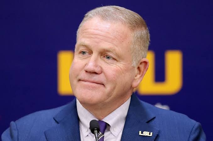 Breaking news: LSU football coach Brian Kelly and his wife Paqui Promise to donate another Extra 2.4million on a podcast to the LSU foundation………see more