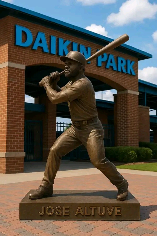 HISTORICAL RETURN : Houston Astros to Elect Jose altuve Statue to Be Unveiled at Daikin Park legendary figure in the Houston Astros’ history will be forever immortalized, as a statue honoring the iconic player is set to be unveiled at Daikin park…….