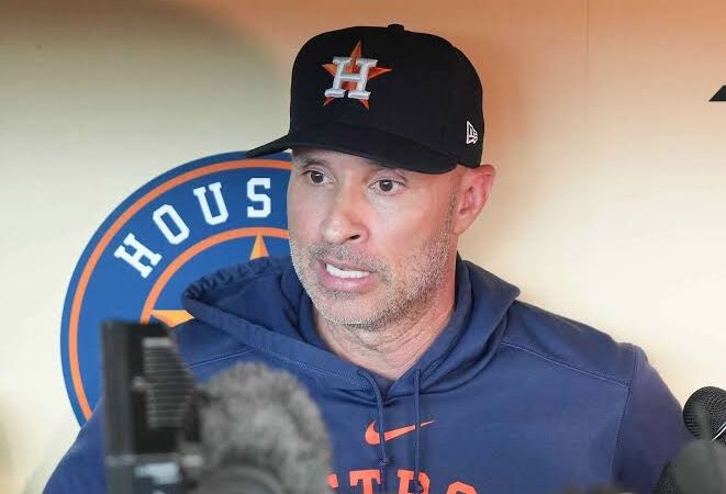 Breaking : in a heartfelt and emotional statement early today, Houston Astros head coach Joe Espada spoke  on the retirement of Long time baseman Christian walkee fans in tears……….. more details 
